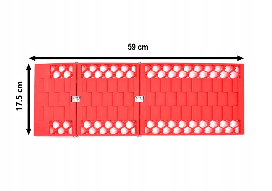 Set placi antiderapare roti pentru zapada/noroi, Zola®,  2 bucati, rosii, pliabile, greutate suportata pana la 3.5 tone, 59 x 17.5 x 1.4 cm Set placi antiderapare roti pentru zapada/noroi, Zola®,  2 bucati, rosii, pliabile, greutate suportata pana la 3.5 tone, 59 x 17.5 x 1.4 cm